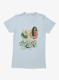 Disney Moana Hei And Pua Panels Womens T-Shirt