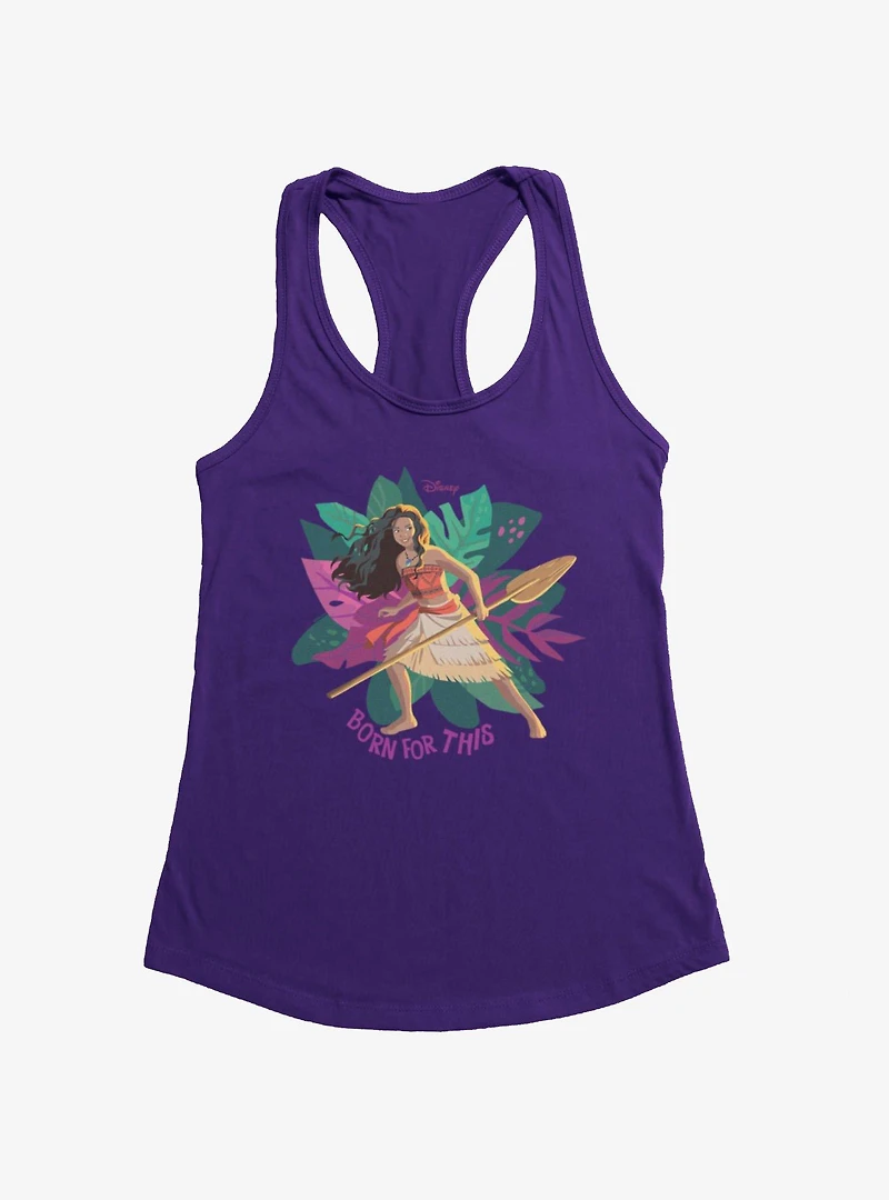 Disney Moana Born For This Womens Tank Top