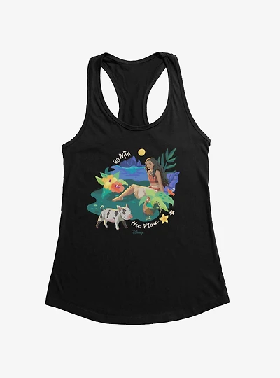 Disney Moana Go With The Flow Womens Tank Top