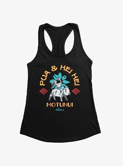 Disney Moana Pua And Hei Ride Motunui Womens Tank Top Box Lunch Exclusive