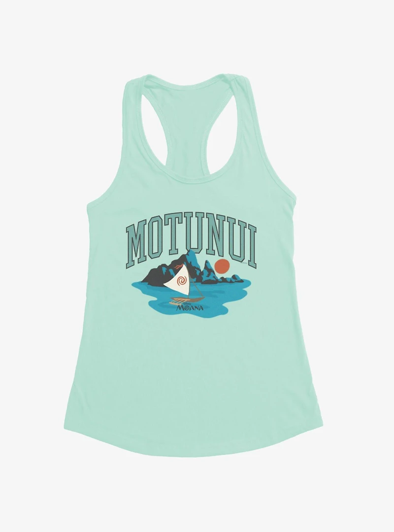 Disney Moana Motunui Boat Horizon Womens Tank Top Box Lunch Exclusive