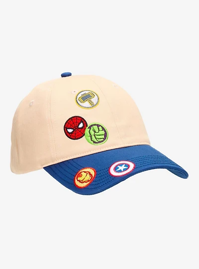 Marvel Avengers Badges Ball Cap - BoxLunch Exclusive
