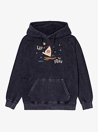 Disney Moana Follow The Stars Boat Vintage Mineral Washed Hoodie Box Lunch Exclusive