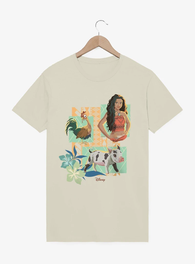 Disney Moana Hei And Pua Panels T-Shirt