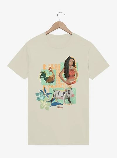 Disney Moana Hei And Pua Panels T-Shirt