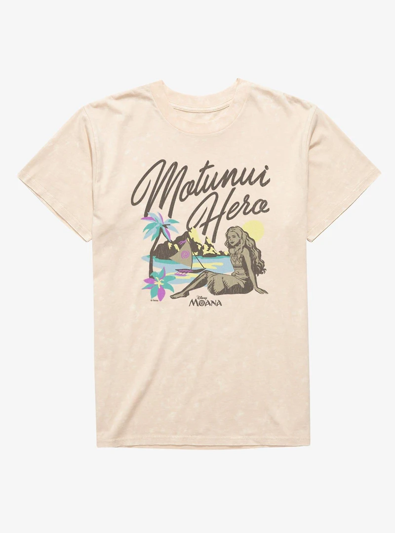 Disney Moana Motunui Hero Mineral Wash T-Shirt Box Lunch Exclusive