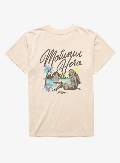 Disney Moana Motunui Hero Mineral Wash T-Shirt Box Lunch Exclusive