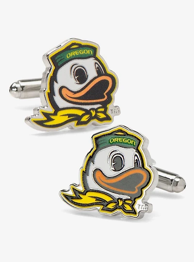 NCAA Oregon Ducks Mascot Cufflinks