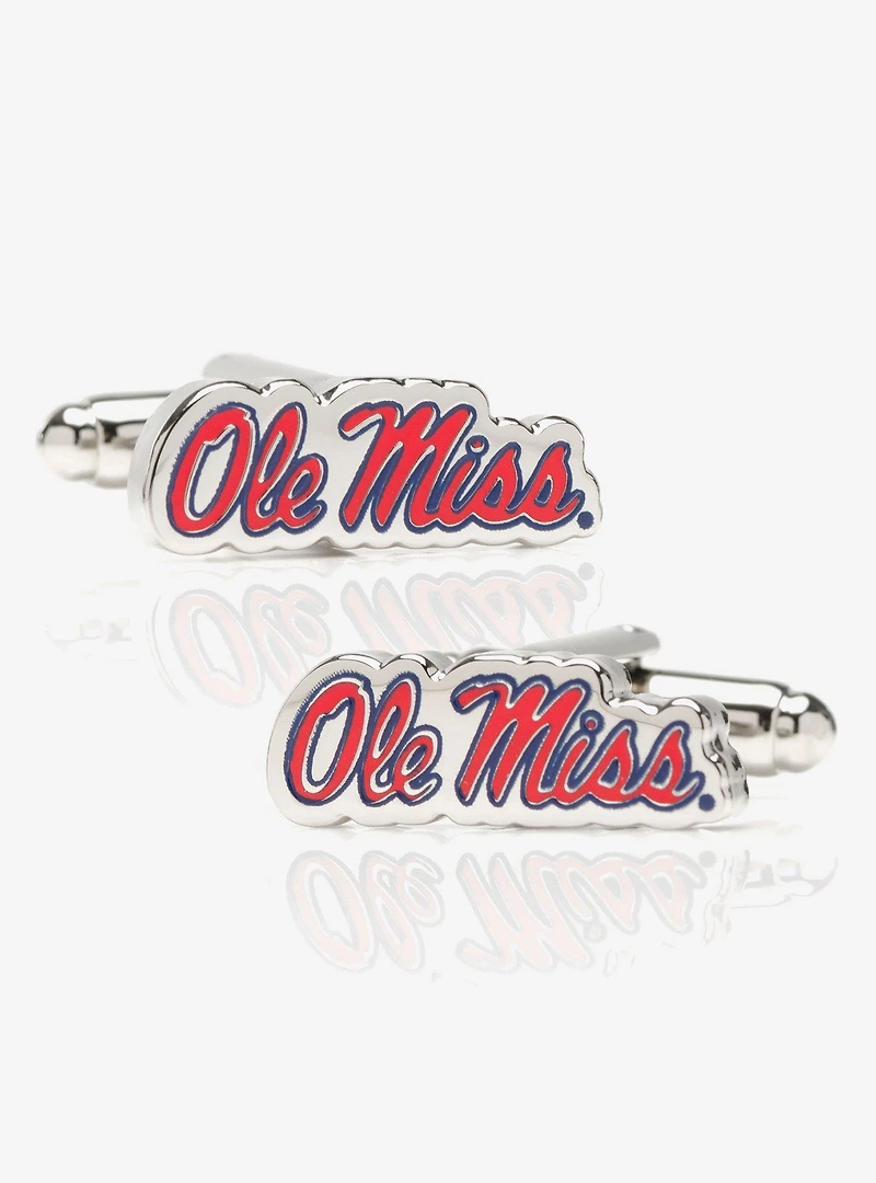 NCAA Ole Miss University Rebels Cufflinks