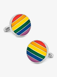 Rainbow Stripe Cufflinks