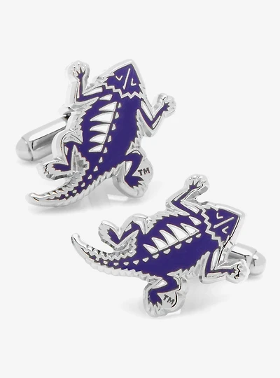 NCAA TCU Horned Frog Throwback Cufflinks