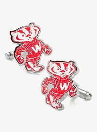 NCAA University of Wisconsin Badgers Throwback Cufflinks