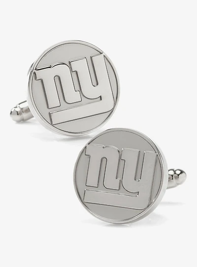 NFL New York Giants Silver Edition Cufflinks