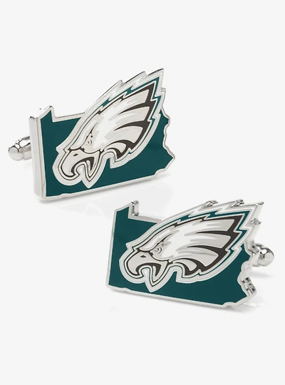 NFL Philadelphia Eagles State Shaped Cufflinks