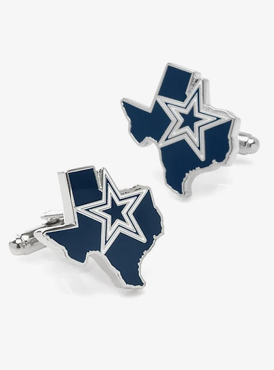 NFL Dallas Cowboys State Shaped Cufflinks