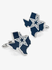 NFL Dallas Cowboys State Shaped Cufflinks