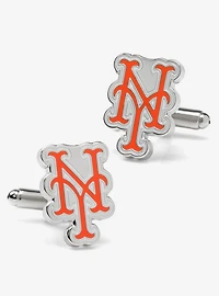 MLB New York Mets Silver Cufflinks