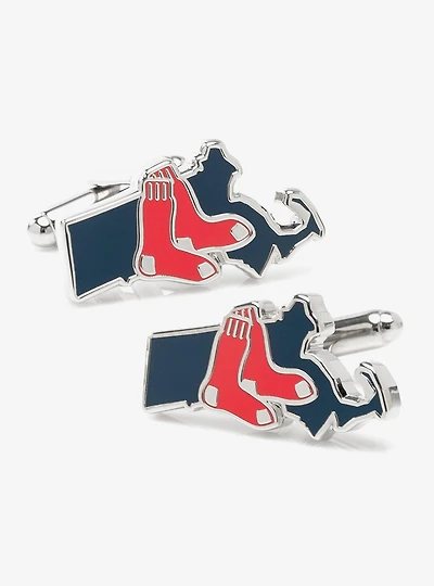 MLB Boston Red Sox State Shaped Cufflinks