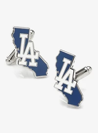 MLB LA Dodgers State Shaped Cufflinks