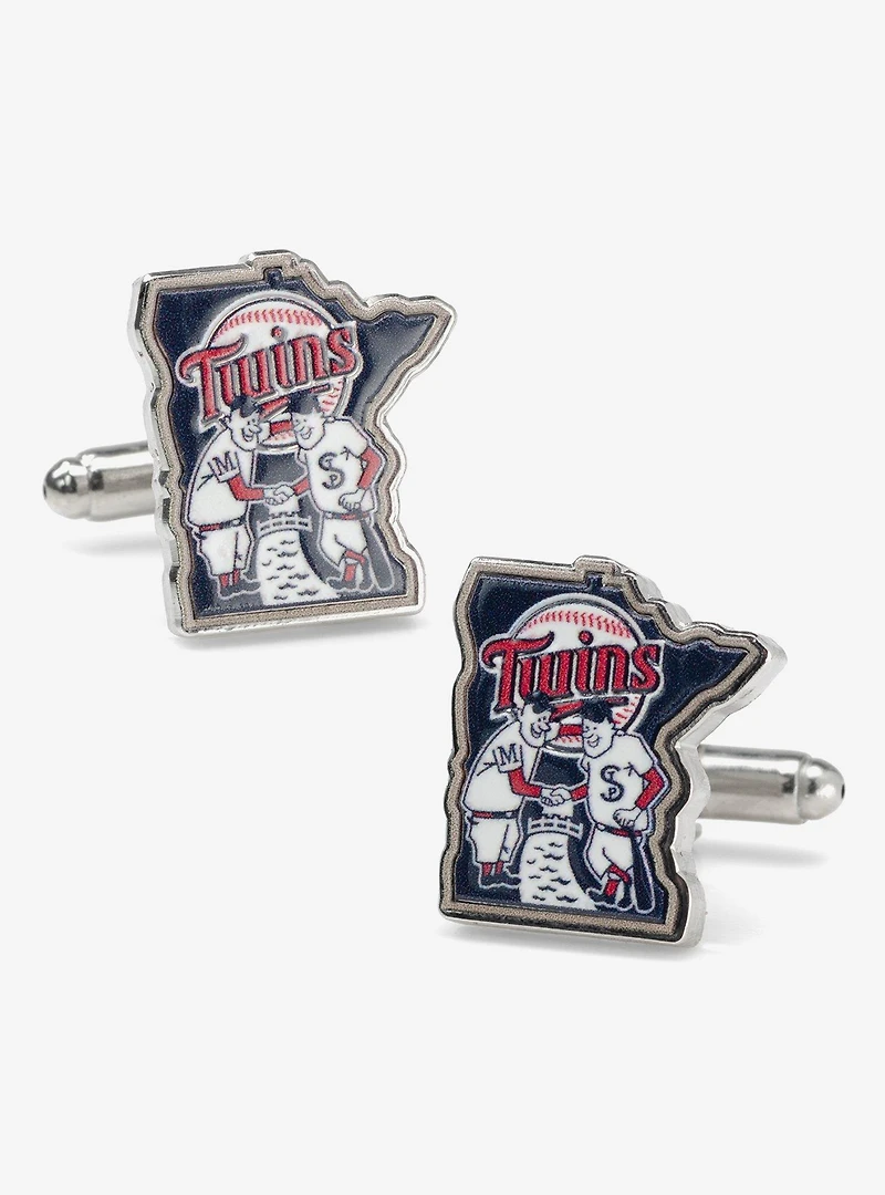 MLB Minnesota Twins Minnie & Paul Cufflinks