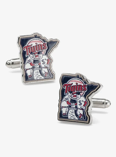 MLB Minnesota Twins Minnie & Paul Cufflinks