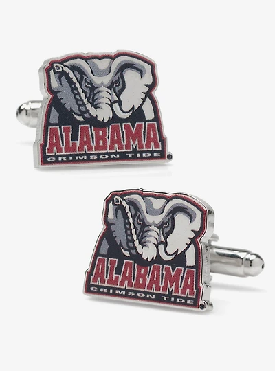 NCAA Alabama University Elephant Mascot Cufflinks