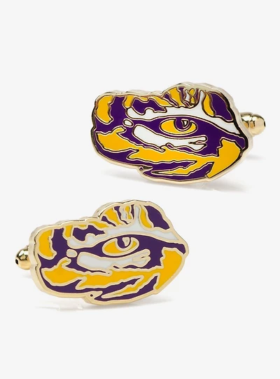 NCAA Gold LSU Tigers Cufflinks
