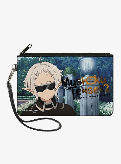 Mushoku Tensei Jobless Reincarnation Guard Fitz Garden Scene and Title Zip Clutch Wallet