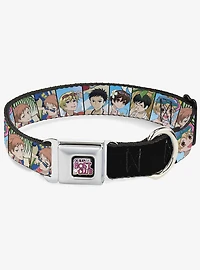 Ouran High School Host Club Seven Character Beach Day Pose Blocks Seatbelt Buckle Dog Collar