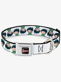 The Apothecary Diaries Chibi Maomao Expressions Flip White Seatbelt Buckle Dog Collar