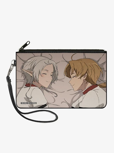 Mushoku Tensei Jobless Reincarnation Sylphiette and Rudeus Greyrat Sleeping Zip Clutch Wallet