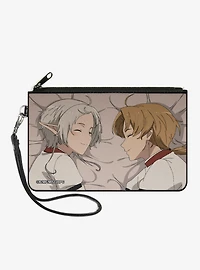 Mushoku Tensei Jobless Reincarnation Sylphiette and Rudeus Greyrat Sleeping Zip Clutch Wallet