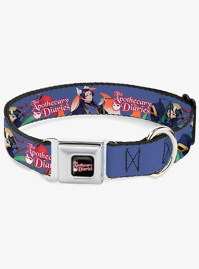The Apothecary Diaries Jinshi and Maomao Pose Logo Seatbelt Buckle Dog Collar