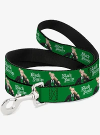 Black Butler Herman Greenhill Pose and Title Green Dog Leash