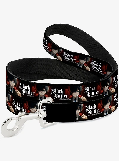 Black Butler Ciel Phantomhive Fork Pose and Title Dog Leash
