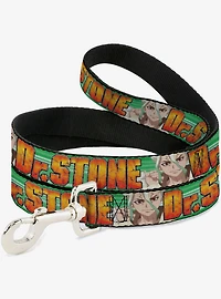 Dr. Stone Title and Suika Face Close Up Dog Leash