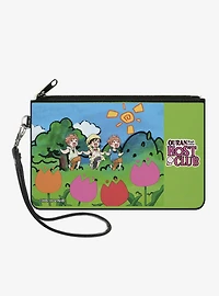 Ouran High School Host Club Chibi Hitachiin Twins and Renge Garden Pose Zip Clutch Wallet