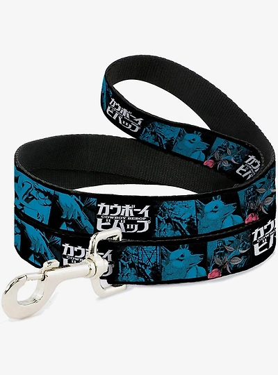 Cowboy Bebop Title and Character Blocks Black Blues Dog Leash