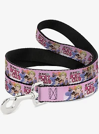 Ouran High School Host Club Character Group Pose and Title Dog Leash