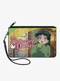 The Apothecary Diaries Maomao Surprised Pose and Title Zip Clutch Wallet