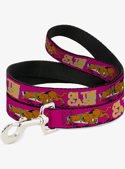 Scooby-Doo! On the Case Sniffing Pose Pink Dog Leash