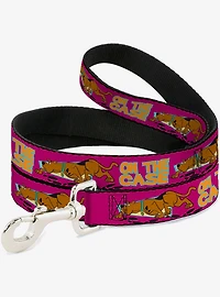 Scooby-Doo! On the Case Sniffing Pose Pink Dog Leash