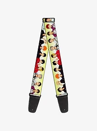 Haikyu!! Six Volleyball Team Player Pairs Line Up Guitar Strap