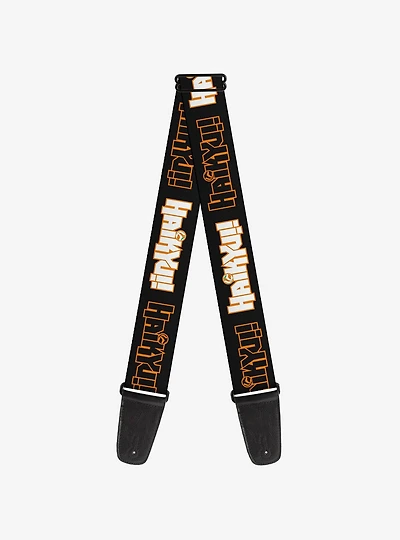 Haikyu!! Titles Black Guitar Strap