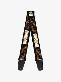 Haikyu!! Titles Black Guitar Strap