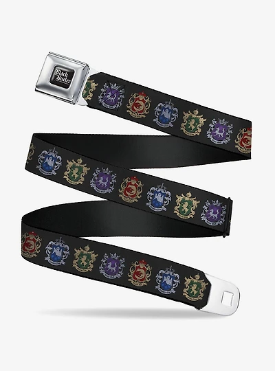 Black Butler Public School Arc House Crest Icons Seatbelt Buckle Belt