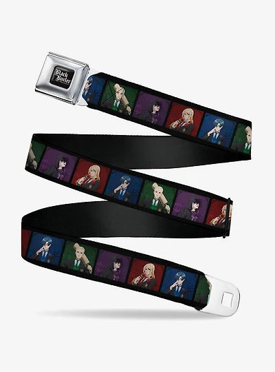 Black Butler House Head Pose Blocks Multi Seatbelt Buckle Belt