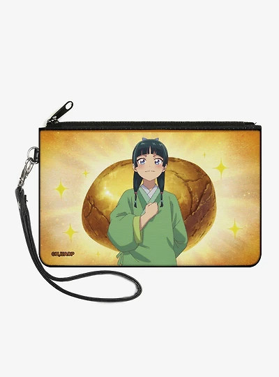 The Apothecary Diaries Maomao Rock Pose and Stars Zip Clutch Wallet