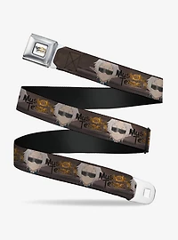 Mushoku Tensei Jobless Reincarnation Pursena Adoldia Pose and Title Seatbelt Buckle Belt