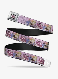 Ouran High School Host Club Character Group Pose and Title Seatbelt Buckle Belt